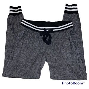 Rue 21 Womens Joggers Gray Stripes XS